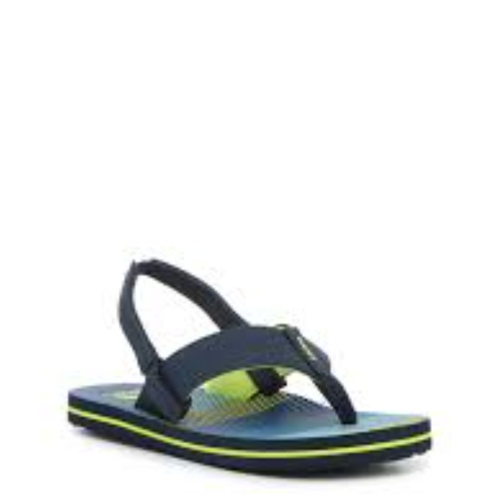 Reef Kids' Little Uni Sandal Walker & Toddler AQUA GREEN STRIPE water beach 5